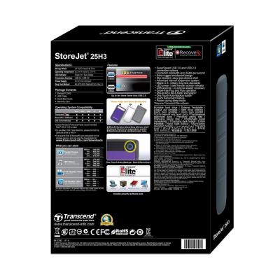 Зовнішній жорсткий диск 2.5" 2TB Transcend (TS2TSJ25H3P) - фото 5