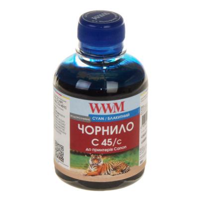 Чорнило WWM CANON CL441/446/CLI-451C Cyan (C45/C) Чорнило WWM CANON CL441/446/CLI-451C Cyan (C45/C)