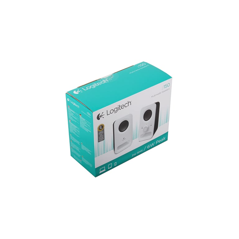 Акустична система Logitech Z-150 Snow White (980-000815) - фото 8