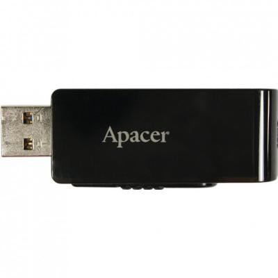 USB флеш накопичувач Apacer 32GB AH350 Black RP USB3.0 (AP32GAH350B-1) - фото 6