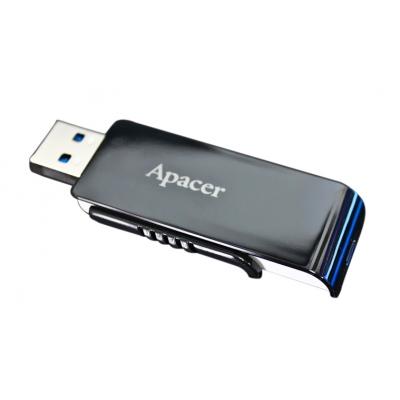 USB флеш накопичувач Apacer 64GB AH350 Black RP USB3.0 (AP64GAH350B-1) - фото 9