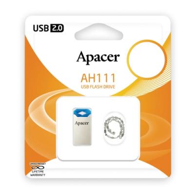 USB флеш накопичувач Apacer 32GB AH111 Blue RP USB2.0 (AP32GAH111U-1) - фото 5
