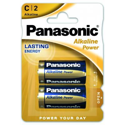 Батарейка Panasonic C LR14 Alkaline Power * 2 (LR14REB/2BP) - фото 1