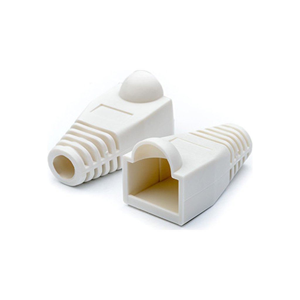 Ковпачок конектора Atcom RJ-45 белый 100шт (10107) - фото 1
