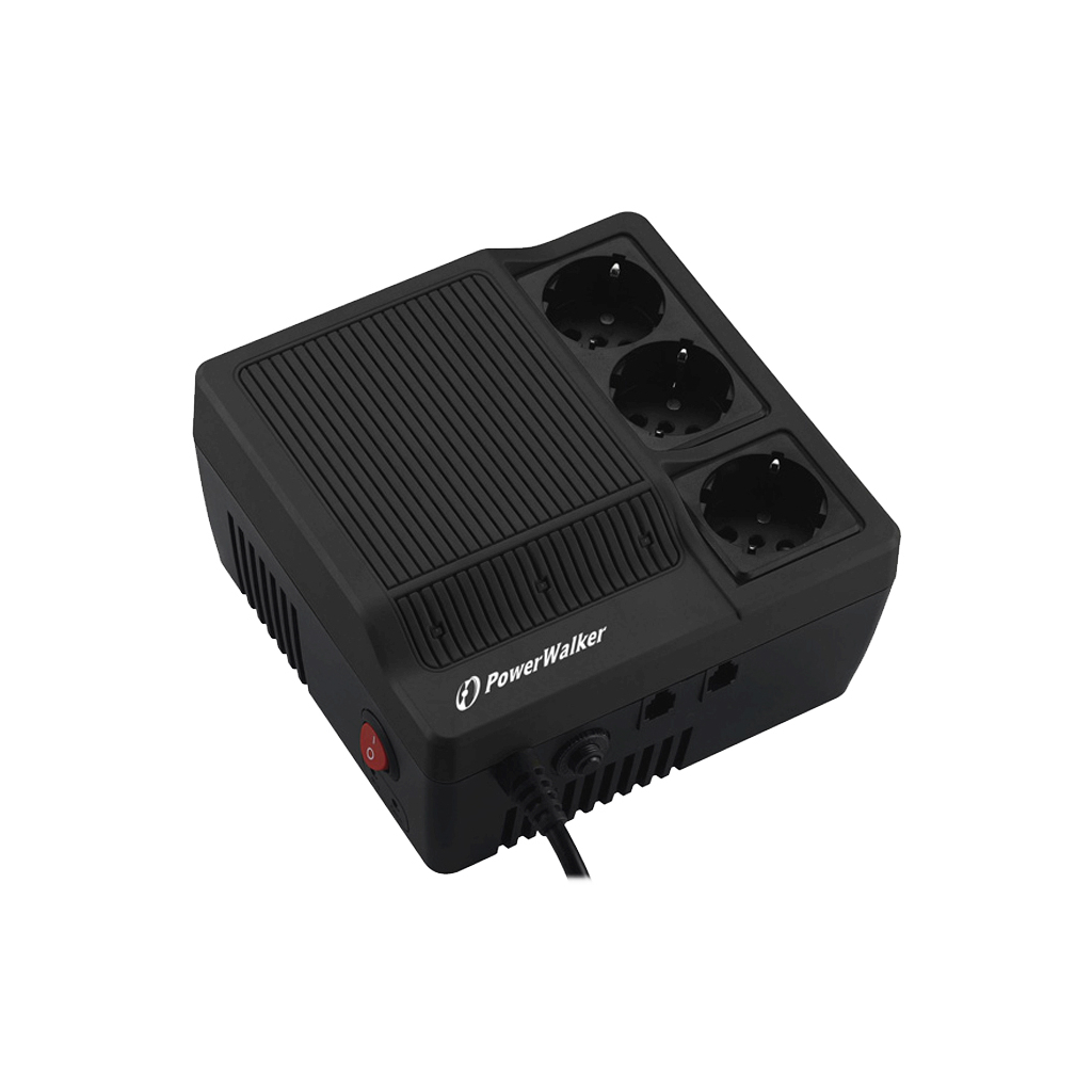 Стабілізатор PowerWalker PowerWalker AVR 1200VA (10120302) - фото 1 Стабілізатор PowerWalker PowerWalker AVR 1200VA (10120302) - фото 1