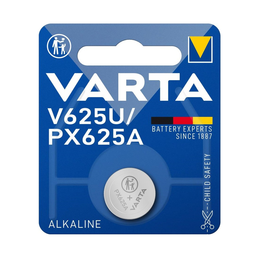 Батарейка V625U лужна (AG625, GPAX625A, EPX625G, KA625, R625, PX625A) Varta (04626101401) - фото 1