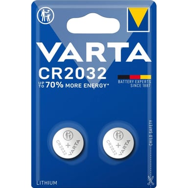 Батарейка Varta CR 2032 Lithium * 2 (06032101402) - фото 1