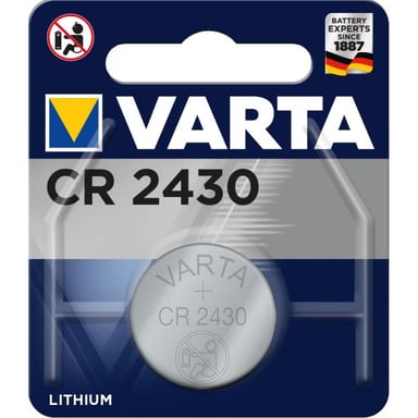 Батарейка Varta CR 2430 Lithium * 1 (06430101401) - фото 1