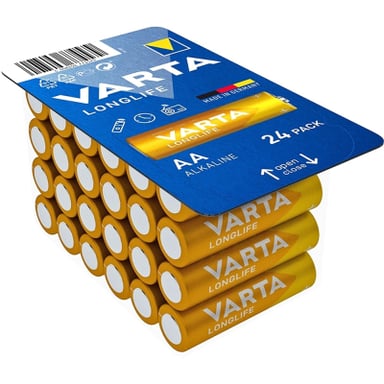 Батарейка Varta LONGLIFE ALKALINE * 24 box (04106301124) - фото 1