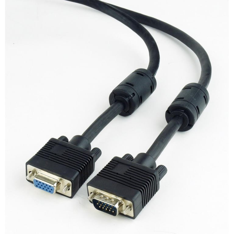 Кабель мультимедійний VGA M/F 1.8m Cablexpert (CC-PPVGAX-6B) - фото 1