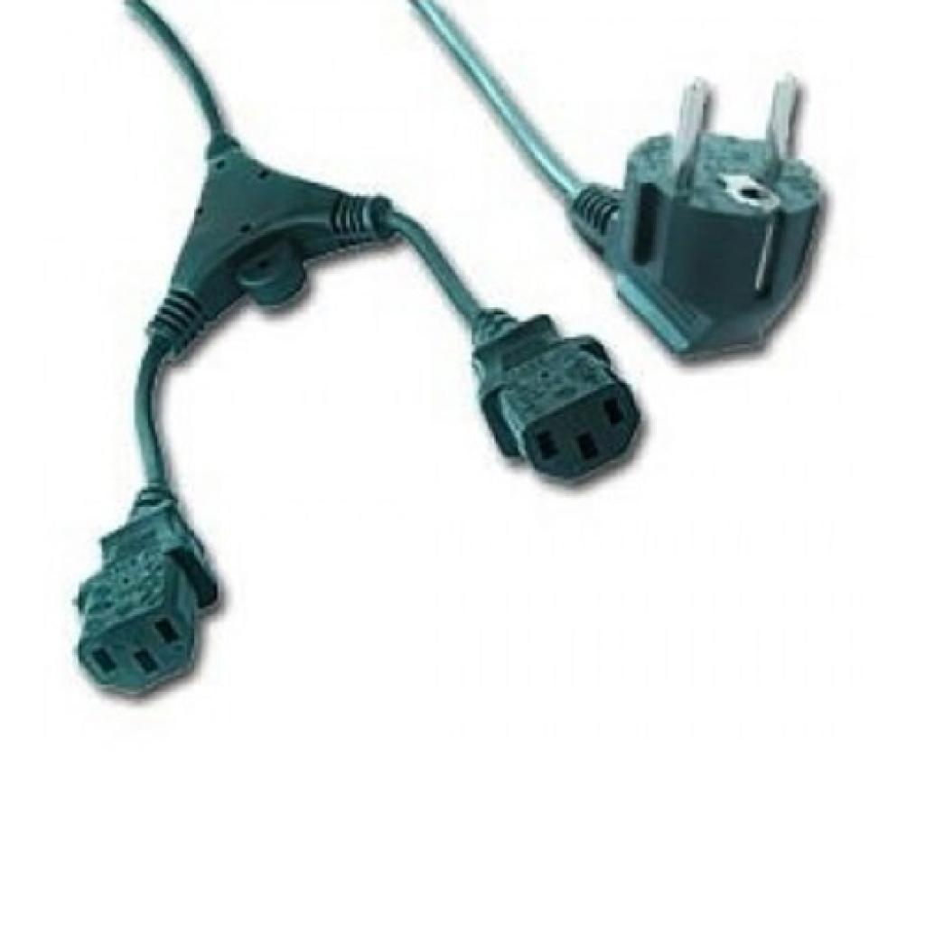 Кабель живлення C13 2x 2.0m Cablexpert (PC-186-ML6) - фото 2 Кабель живлення C13 2x 2.0m Cablexpert (PC-186-ML6) - фото 2