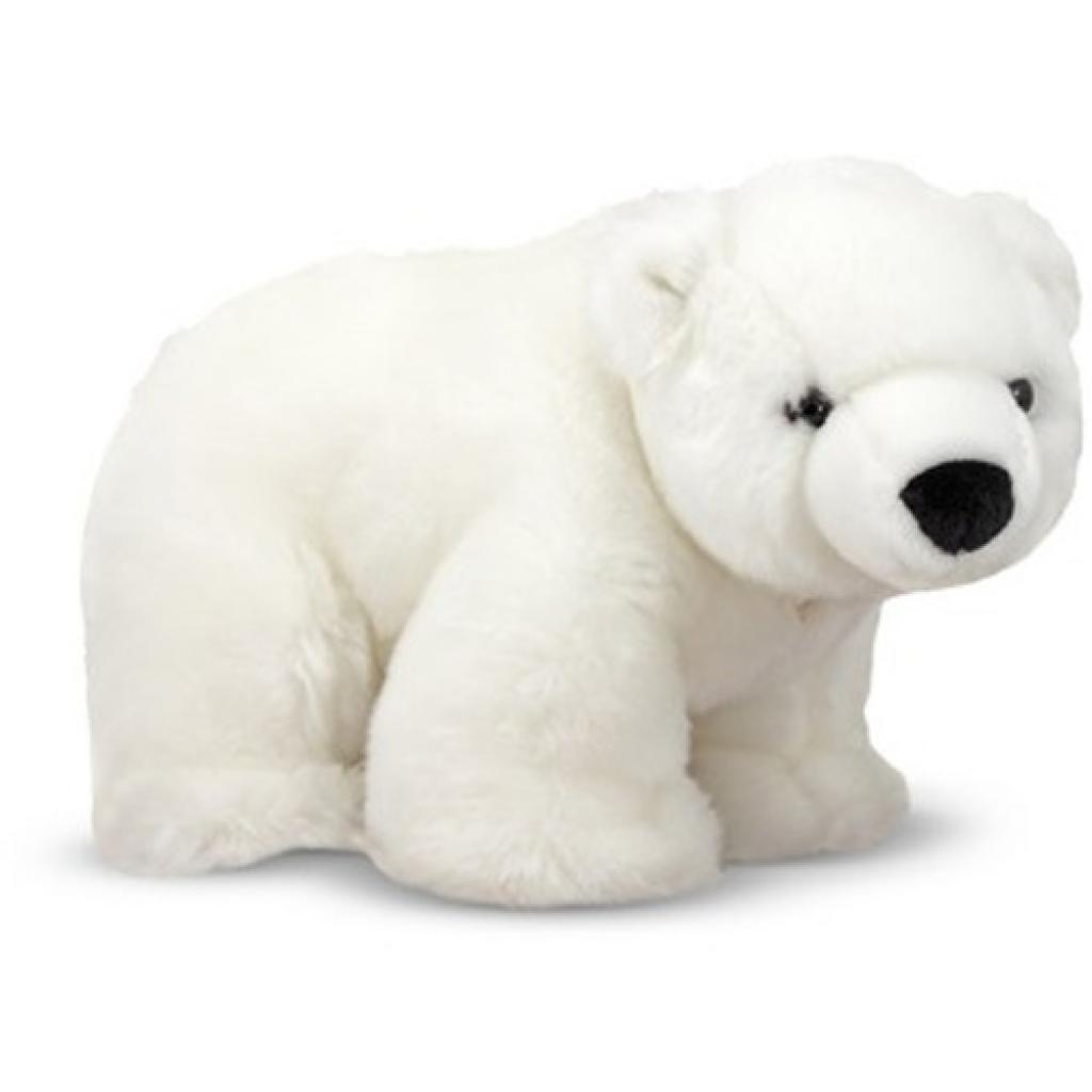 М'яка іграшка Melissa&Doug Полярный плюшевый мишка Леонид, 20см х 32см (MD7609) - фото 1
