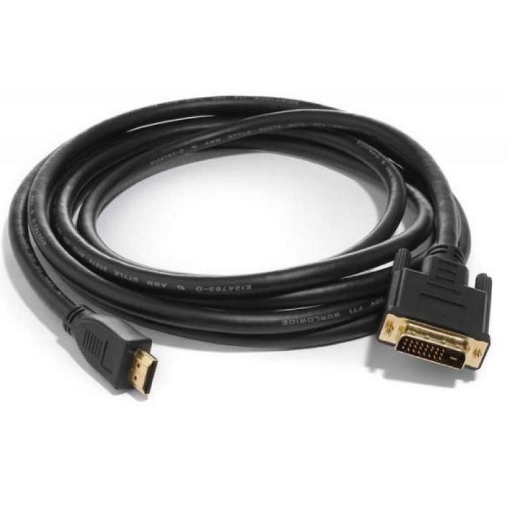 Кабель мультимедійний HDMI to DVI 24+1 3.0m Atcom (3810) - фото 1