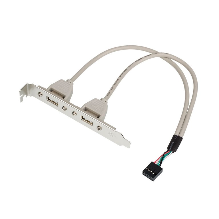 Кабель для передачі даних косичка (для системної плати), 2xUSB 2.0 Atcom (15257) - фото 1