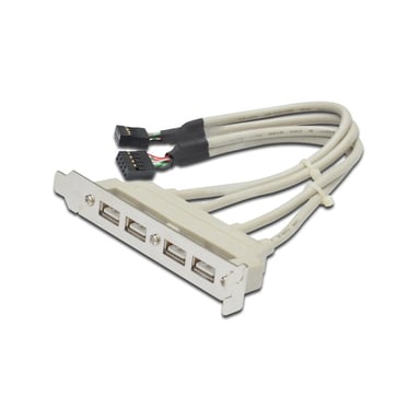 Кабель для передачі даних косичка (для системної плати), 4xUSB 2.0 Atcom (15258) - фото 1