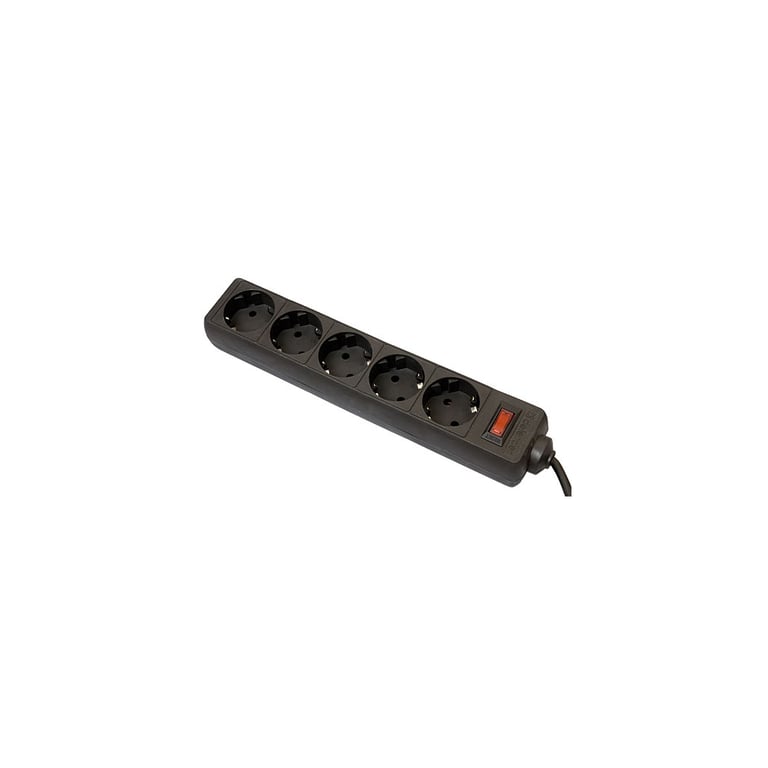 Мережевий фільтр живлення Defender ES 3m 5 роз. black (99485) - фото 1