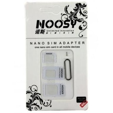 Адаптер для SIM-карт Noosy Adapter Nano SIM for all size (19712 / 15514) - фото 1