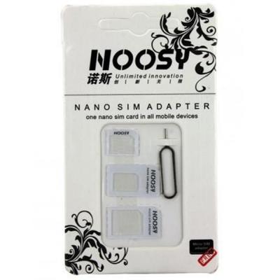 Адаптер для SIM-карт Noosy Adapter Nano SIM for all size (19712 / 15514) - фото 1