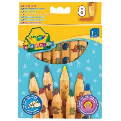 Олівці кольорові Crayola Mini Kids Мої перші олівці, 8 шт (3678) - фото 1 Олівці кольорові Crayola Mini Kids Мої перші олівці, 8 шт (3678) - фото 1