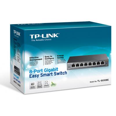 Комутатор мережевий TP-Link TL-SG108E - фото 5