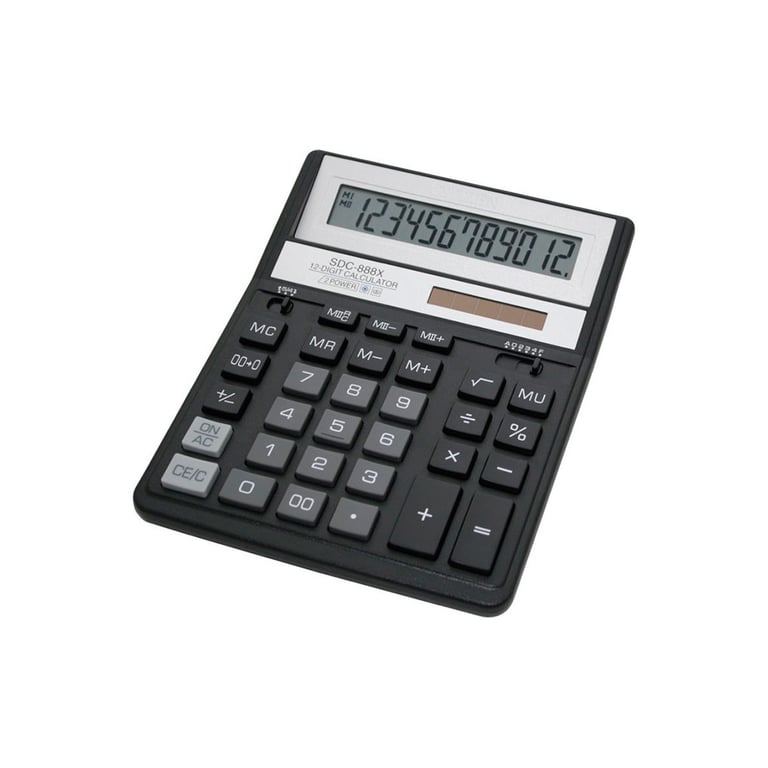 Калькулятор Citizen SDC-888XBK - фото 3
