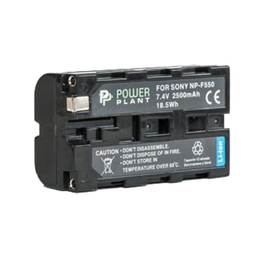 Акумулятор до фото/відео PowerPlant Sony LED NP-F550 2500mAh (DV00DV1365) - фото 1