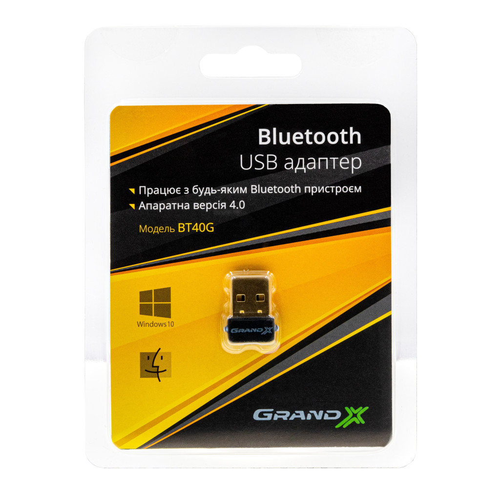 Bluetooth-адаптер Grand-X BT40G - фото 2 Bluetooth-адаптер Grand-X BT40G - фото 2