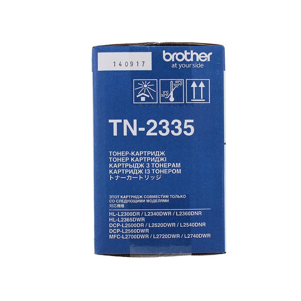 Картридж Brother TN2335 для HL-L2360/2365 DCP-L2500/25x0 MFC-L2700/2720/2740 (TN2335) - фото 3 Картридж Brother TN2335 для HL-L2360/2365 DCP-L2500/25x0 MFC-L2700/2720/2740 (TN2335) - фото 3