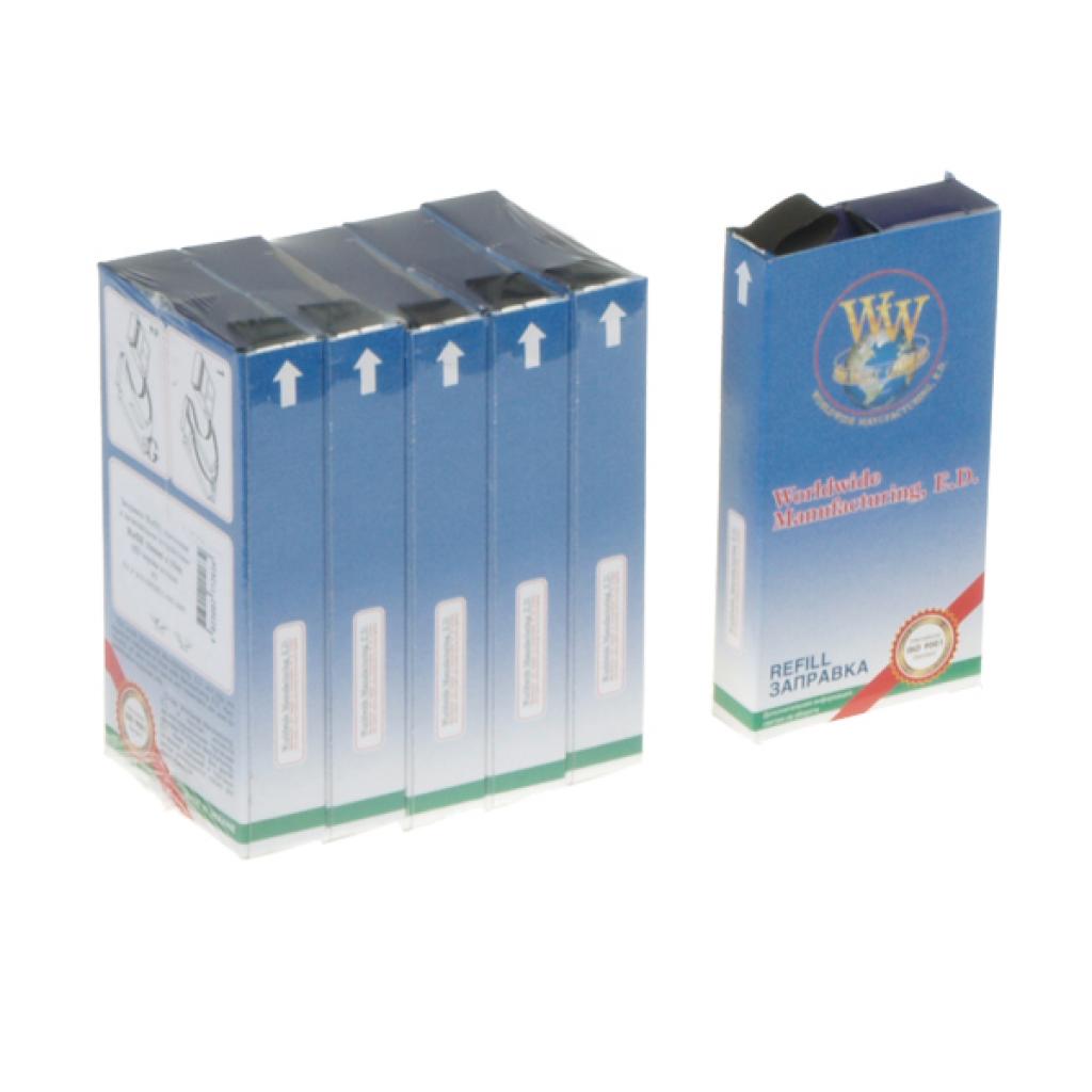 Стрічка до принтерів 13мм х 12м Refill STD Black*5 WWM (R13.12S5) - фото 1