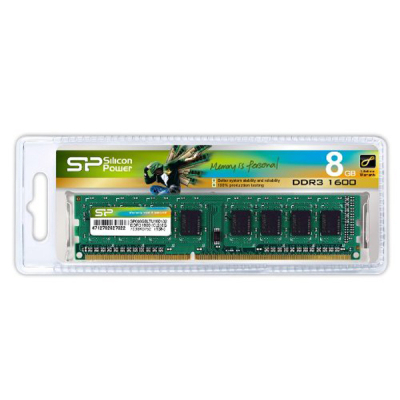 Модуль пам%27яті для комп%27ютера DDR3 8GB 1600 MHz Silicon Power (SP008GBLTU160N02)