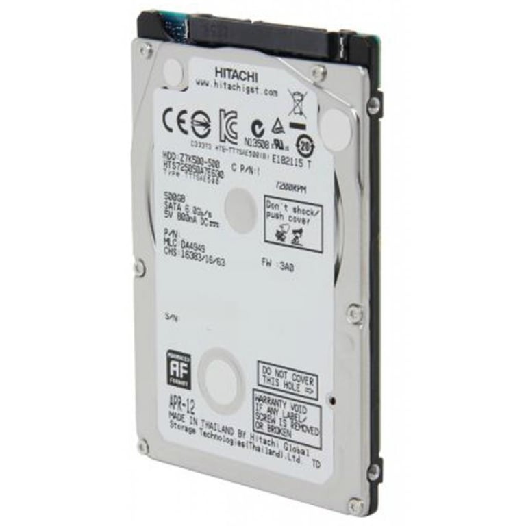 Жорсткий диск для ноутбука 2.5" 500GB WDC Hitachi HGST (0J38075 / HTS725050A7E630) - фото 2
