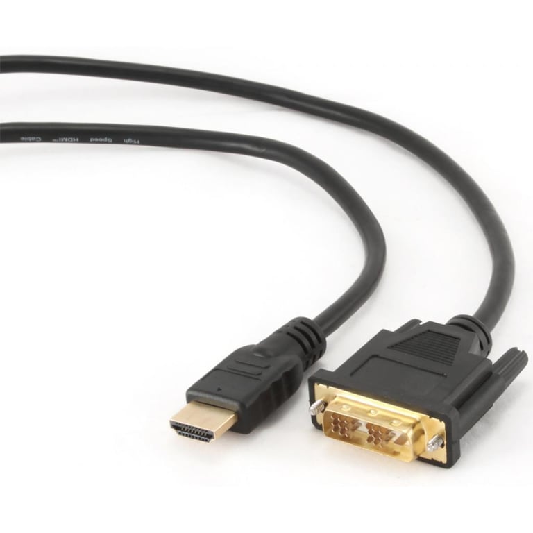 Кабель мультимедійний HDMI to DVI 18+1pin M, 1.8m Cablexpert (CC-HDMI-DVI-6) - фото 1