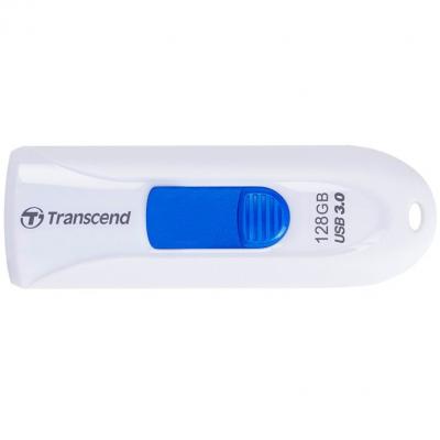 USB флеш накопичувач Transcend 128GB JetFlash 790 White USB 3.0 (TS128GJF790W) - фото 1