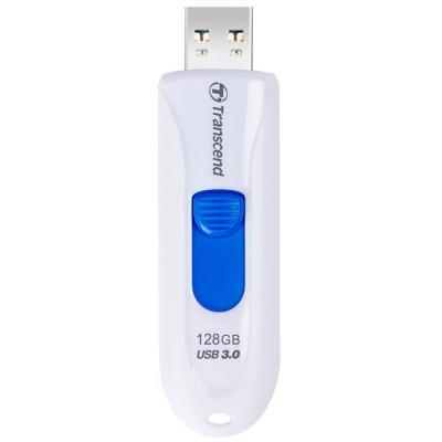 USB флеш накопичувач Transcend 128GB JetFlash 790 White USB 3.0 (TS128GJF790W) - фото 2