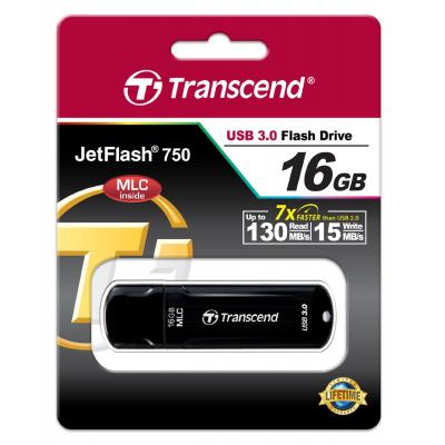 USB флеш накопичувач Transcend 16GB JetFlash MLC USB 3.0 (TS16GJF750K) - фото 5 USB флеш накопичувач Transcend 16GB JetFlash MLC USB 3.0 (TS16GJF750K) - фото 5