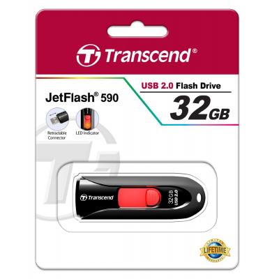 USB флеш накопичувач Transcend 32GB JetFlash 590 USB 2.0 (TS32GJF590K) - фото 5
