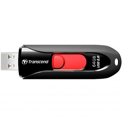 USB флеш накопичувач Transcend 64GB JetFlash 590 USB 2.0 (TS64GJF590K) - фото 2 USB флеш накопичувач Transcend 64GB JetFlash 590 USB 2.0 (TS64GJF590K) - фото 2