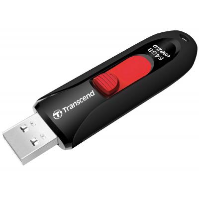USB флеш накопичувач Transcend 64GB JetFlash 590 USB 2.0 (TS64GJF590K) - фото 3 USB флеш накопичувач Transcend 64GB JetFlash 590 USB 2.0 (TS64GJF590K) - фото 3
