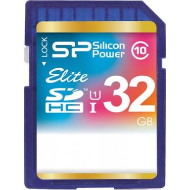 Карта пам'яті Silicon Power 32Gb SDHC class 10 (SP032GBSDHAU1V10) - фото 1