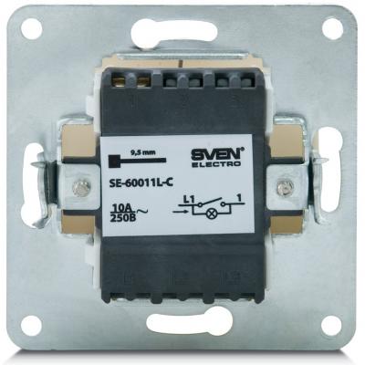 Вимикач Sven SE-60011L-C cream (7100034) - фото 4 Вимикач Sven SE-60011L-C cream (7100034) - фото 4