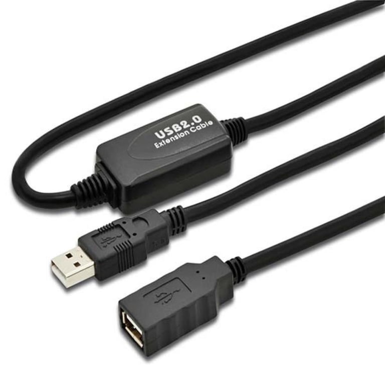 Дата кабель USB 2.0 AM/AF 10.0m active Digitus (DA-73100-1) - фото 1
