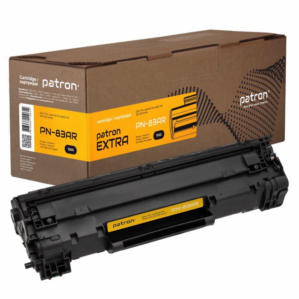 Картридж Patron HP LJ CF283A Extra (PN-83AR) - фото 1