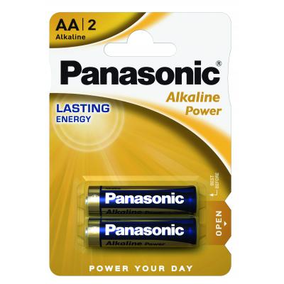 Батарейка Panasonic LR06 Alkaline Power * 2 (LR6REB/2BP) - фото 1