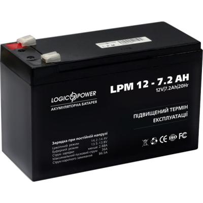 Батарея до ДБЖ LogicPower LPM 12В 7.2 Ач (3863) - фото 1