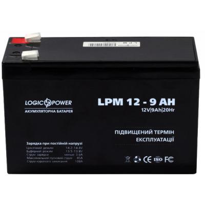 Батарея до ДБЖ LogicPower LPM 12В 9Ач (3866) - фото 1