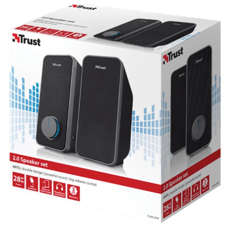Акустична система Trust Arys 2.0 speaker set USB (20179) - фото 5