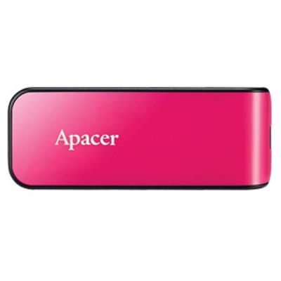USB флеш накопичувач Apacer 32GB AH334 pink USB 2.0 (AP32GAH334P-1) - фото 1