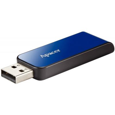 USB флеш накопичувач Apacer 32GB AH334 blue USB 2.0 (AP32GAH334U-1) - фото 3
