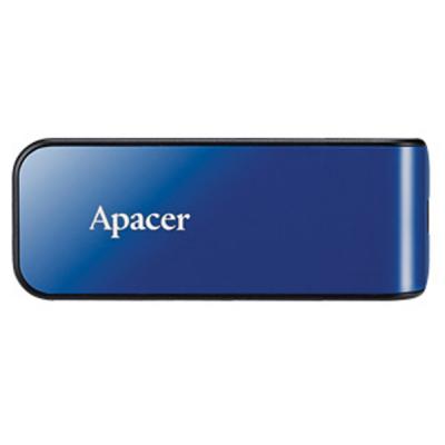 USB флеш накопичувач Apacer 64GB AH334 blue USB 2.0 (AP64GAH334U-1) - фото 1