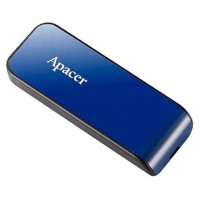 USB флеш накопичувач Apacer 64GB AH334 blue USB 2.0 (AP64GAH334U-1) - фото 2
